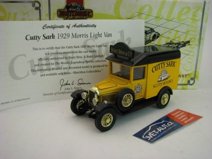 Morris Light Van Cutty Sark Whisky 1929 Matchbox Collectibles YYM37791