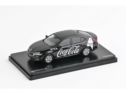 Škoda Octavia IV 2020 Coca-Cola Černá 1:43 Abrex