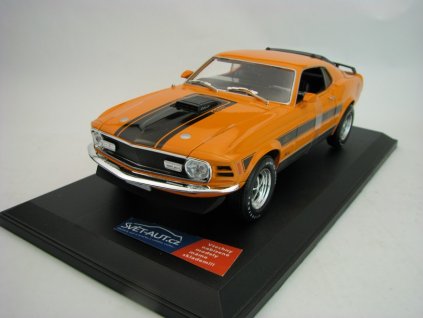 Ford Mustang Mach 1 1970 Orange 1:18 Maisto