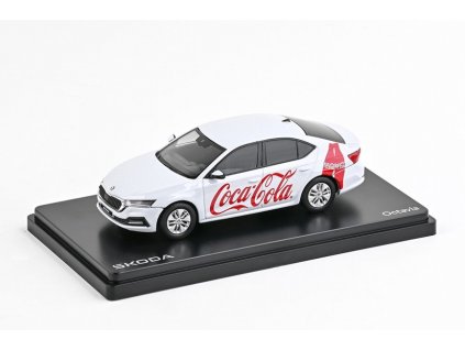 Škoda Octavia IV 2020 Coca-Cola Bílá 1:43 Abrex
