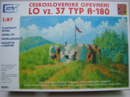 Československé opevnění řopík LO vz.37 Typ A-180 1:87 SDV 6001