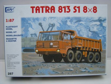 Tatra 813 S1 8x8 jednostranný sklápěč 1:87 SDV 287