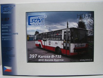 Autobus Karosa B-732 MHD Banská Bystrica 1:87 SDV 397