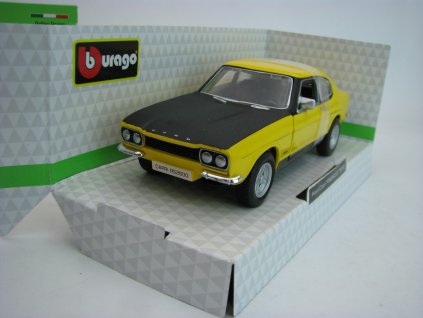 Ford Capri RS2600 1970 yellow 1:32 Bburago 43055