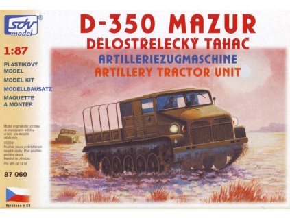 Mazur D-350 dělostřelecký tahač 1:87 SDV 87060
