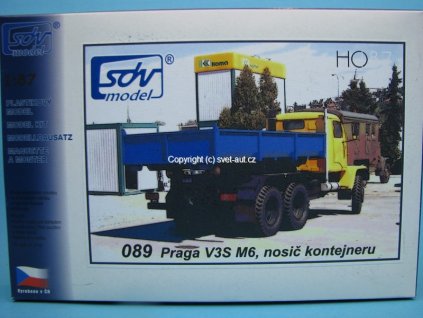 Praga V3S M6 nosič kontejneru 1:87 SDV 089