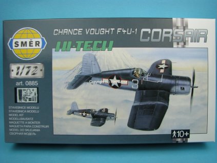 Letadlo Corsair Chance Vought F4U-1 HI-TECH stavebnice 1:72 Směr 0885