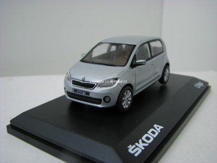 Škoda Citigo 5D AB silver Briliant Metallic 1:43 Abrex