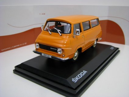 Škoda 1203 mikrobus 1974 Orange 1:43 Abrex Reedice