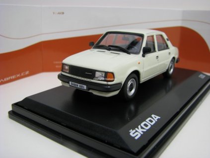Škoda 120L 1984 Ice White 1:43 Abrex