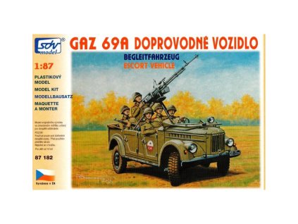 Gaz 69A Doprovodné Vozidlo stavebnice 1:87 SDV 87182