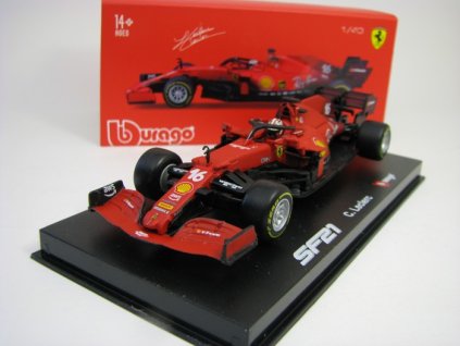 Formule 1 Ferrari SF21 No.16 Leclerc 2021 1:43 Bburago 36828L