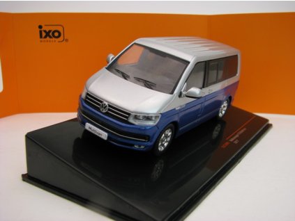 Volkswagen T6 Multivan 2017 Silver Blue 1:43 Ixo CLC390N