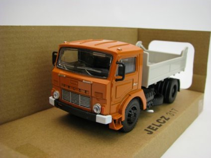 Nákladní auto Jelcz 317 sklápěč Oranžový 1:43 Daffi