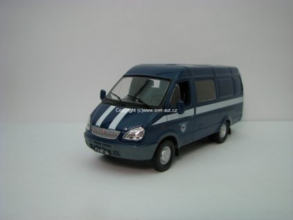 GAZ 2705 Gazel Fapsi 1:43 DeAgostini Rusko