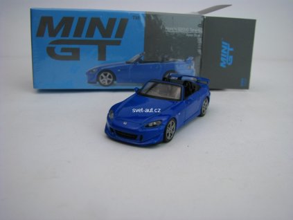 Honda S2000 Type GL Apex Blue Mini GT 1:64 TSM