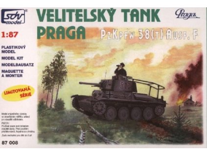 Praga PzBefWg 38 Velitelský Tank 1:87 SDV 87008