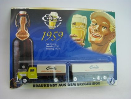 Bussing s přívěsem Einsiedler Bier blistr reklamní model 1:87