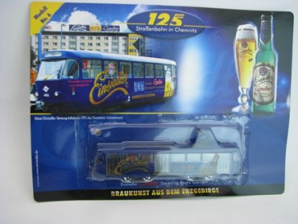 Tramvaj Tatra T3D Chemnitz blistr reklamní model 1:87