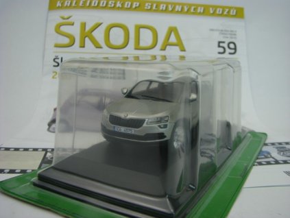 Časopis s modelem Škoda Karoq 2017 Silver 1:43 Atlas DeAgostini