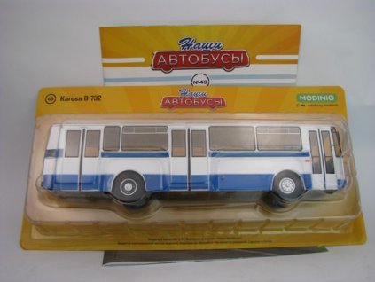 Časopis s modelem Karosa B 732 městský autobus 1:43 Modimio