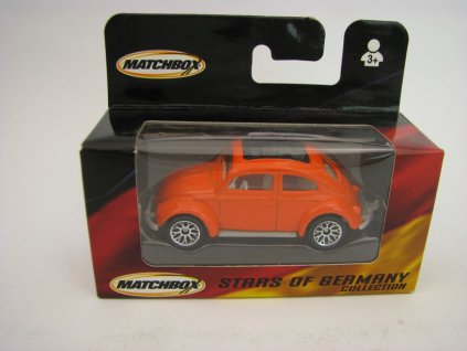 Volkswagen Beetle Orange 1:57 Matchbox Stars of Germany