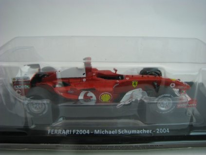 Formule 1 Ferrari F2004 No.6 Michael Schumacher World Champion 2004 1:24 Premium Collectibles