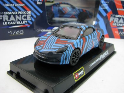 Alpine A110 Grand Prix France 2022 1:43 Bburago 38037GP22