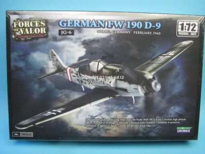 Focke Wulf German FW 190 D-9 1:72 Kit Unimax