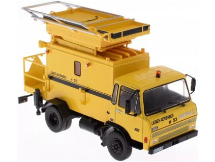 Berliet 620 KB Surveillence de Lignes Plošina 1977 Yellow 1:43 Atlas