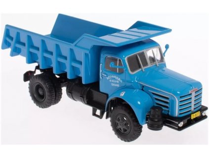 Berliet GLM15 4x2 Exporte en Chine Sklápěč modrá 1:43 Atlas
