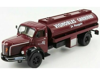 Berliet GLM 10B Pinardier cisterna 1955 Purple 1:43 Atlas