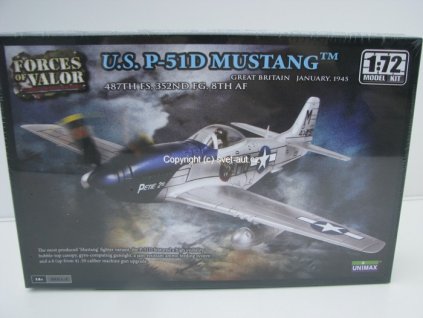 P-51D Mustang Great Britain 1945 Kit 1:72 Unimax
