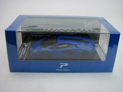 Lamborghini Countach LPI 800-4 Hypercar League Collection Guards Blue 1:64 PosterCars