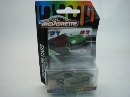 Dodge SRT Viper Green Color Changers Majorette