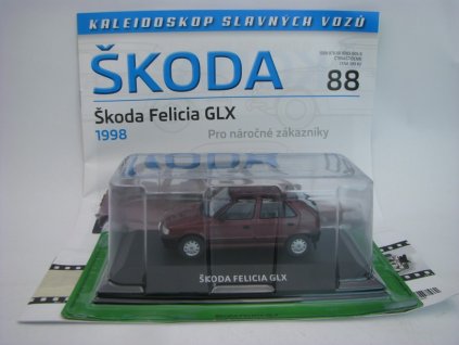 Časopis s modelem Škoda Felicia GLX 1998 1:43 Atlas DeAgostini