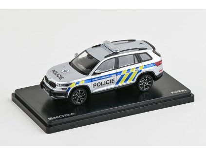 Škoda Kodiaq FL (2021) Policie ČR s rámem 1:43 Abrex143ABX 041XX1 2024 07 17 1