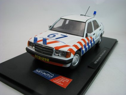 Mercedes 190 Dutch Politie NL 1:18 Triple 9 Collection T9-18003155