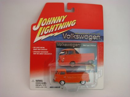 Volkswagen Type 2 Pick Up 1965 Orange 1:64 Johny Lightning