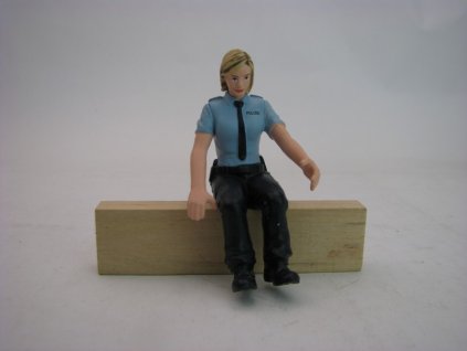 Figurka plastová Policistka sedící za volantem