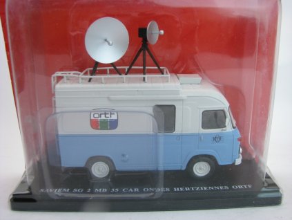 Saviem SG 2 MB 35 Ondes Hertziennes TV ORTF 1:43 Atlas Edition