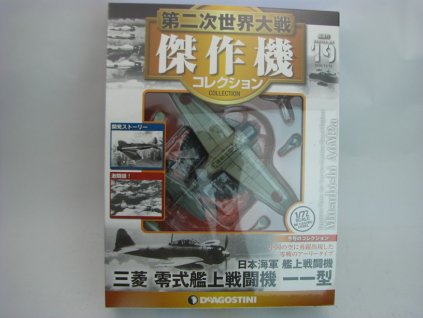 Mitsubishi A6M2a Japanese Navy Air Service Carrier-Based Fighter 1:72 DeAgostiny