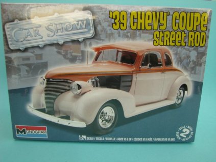Chevy Coupe street rod 1939 1:24 Monogram