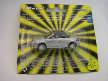 Audi TT Cabeiolet Silver 1:72 Blistr Cararama Abrex