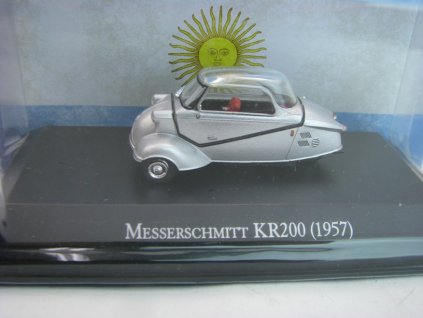 Messerschmitt KR200 1957 Silver 1:43 Atlas
