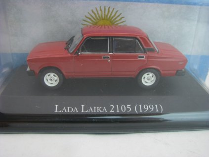 Lada Laika 2105 1991 Red 1:43 Atlas