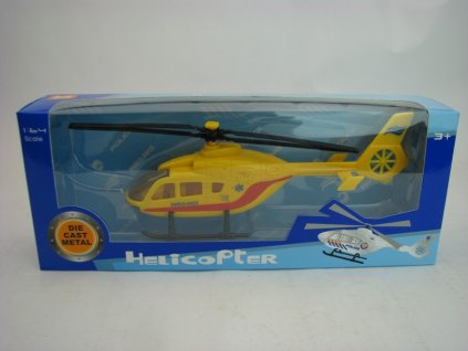 Vrtulník Ambulance 20 cm Žlutý 1:64 teddies