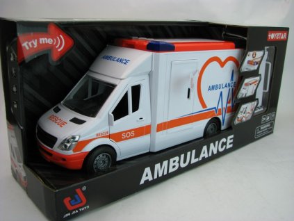 Sanitka Ambulance Rescue s lehátkem Skříň teddies