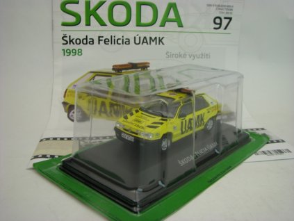 Časopis s modelem Škoda Felicia ÚAMK 1998 1:43 Atlas Deagostini