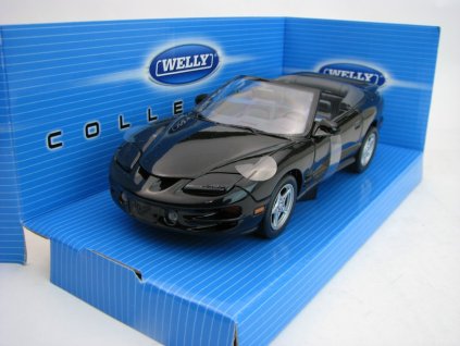 Pontiac Firebird Cabrio 2001 Black 1:24 Welly
